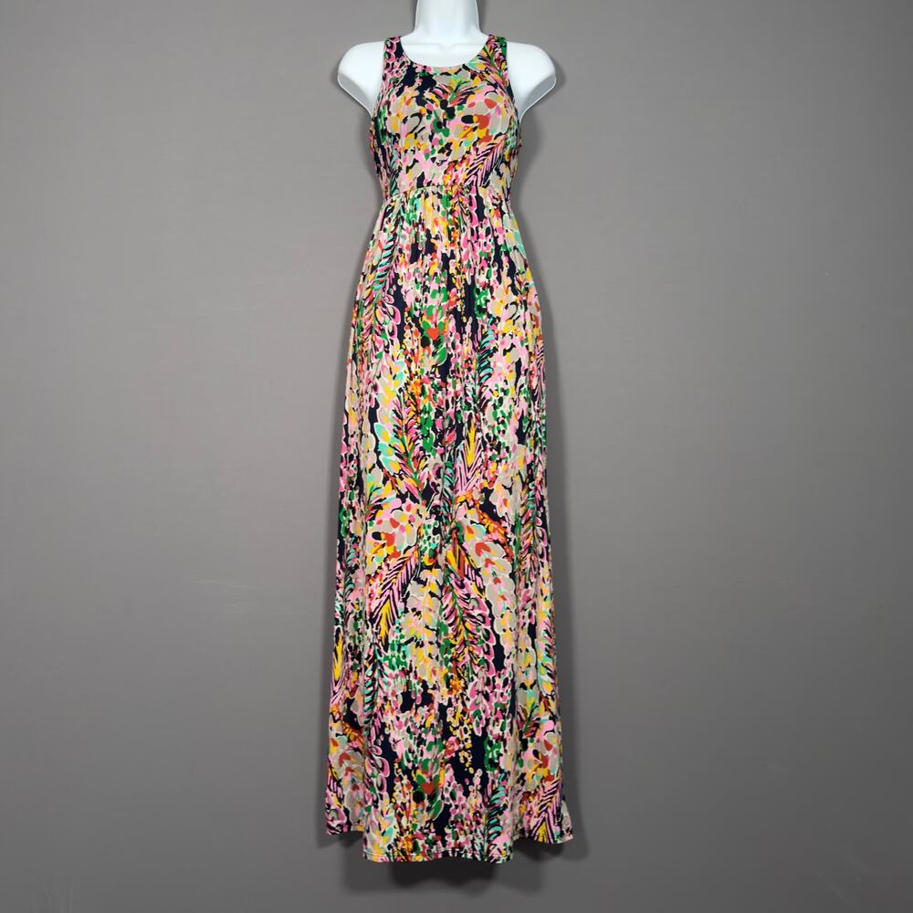 NWT BEESON RIVER Long Floral Tank Maxi Dress  Size S Small